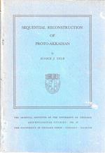 Sequential reconstruction of proto-accadian