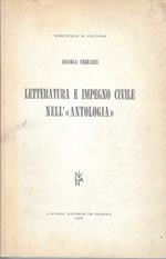 Letteratura e impegno civile nell' 