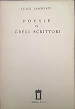 Poesie di greci scrittori