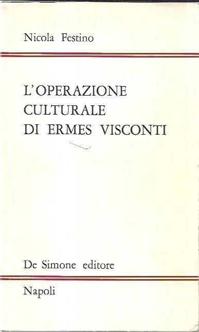 L' operazione culturale di Ermes Visconti - copertina