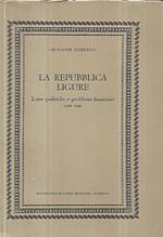 La repubblica ligure: Lotte politiche e problemi finanziari (1799-1799)