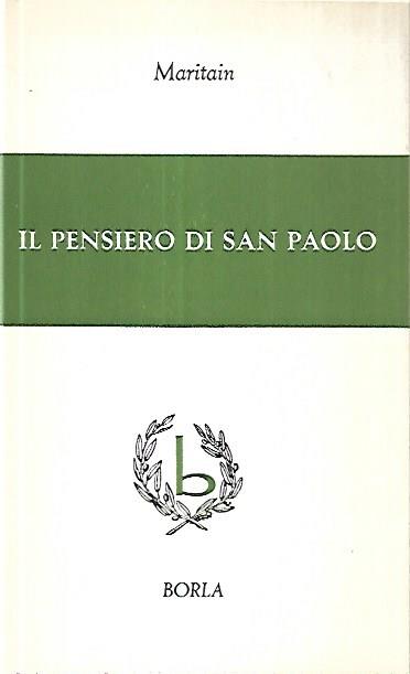 Il pensiero di san Paolo - Jacques Maritain - copertina