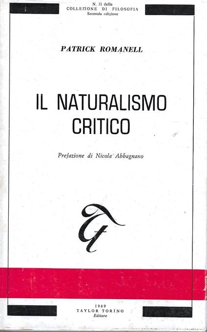 Il naturalismo critico - copertina