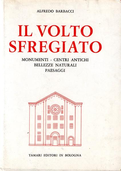 Il volto sfregiato - Alfredo Barbacci - copertina