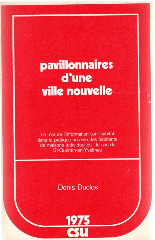 Pavillonnaires d'une ville nouvelle - copertina