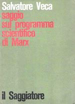 Saggio sul programma scientifico di Marx