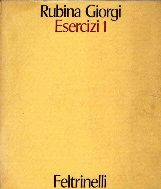 Esercizi 1 - Rubina Giorgi - copertina