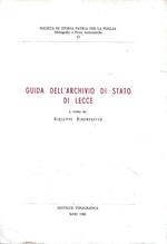 Guida dell'Archivio di Stato di Lecce