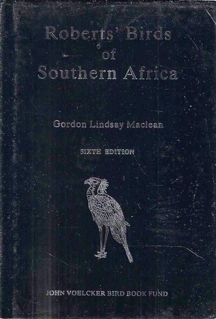 Roberts' Birds of Southern Africa - copertina