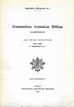 Grammaticae Aramaicae Biblicae. Compendium