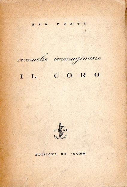 Cronache immaginarie: Il coro - Gio Ponti - copertina