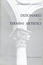 Dizionario dei termini artistici