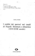 I redditi dei parroci nei casali di Napoli. Struttura e dinamica (XVI-XVIII secolo)