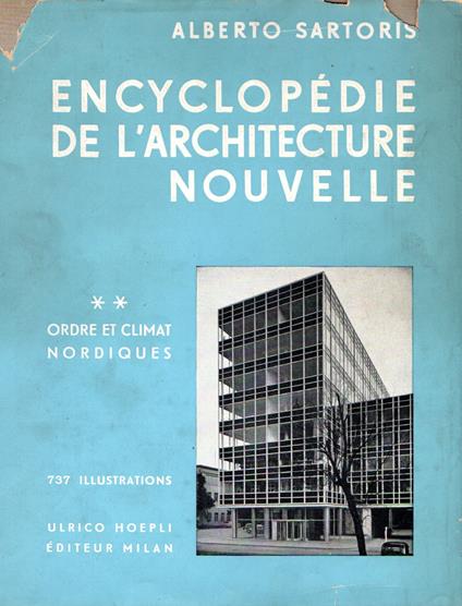 Encyclopedie de l'architecture nouvelle - Alberto Sartoris - copertina