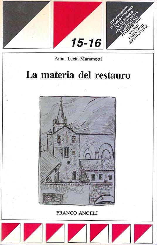 La materia del restauro - copertina