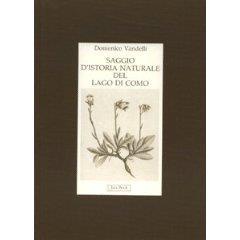 Saggio d'istoria naturale del Lago di Como e della Valsassina e altri luoghi lombardi (1763) - Domenico Vandelli - copertina