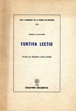 Autografato! Furtiva lectio : Studi su Sidonio Apollinare