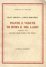 Piante e vedute di Roma e del Lazio