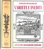 Varietà e inediti (Due volumi)