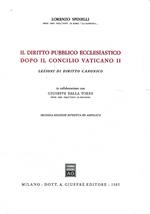 Il Diritto Pubblico Ecclesiastico dopo il Concilio Vaticano II. Lezioni di Diritto Canonico