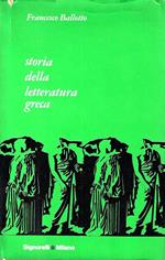 Storia della Letteratura Greca dalle origini al 529 d.C