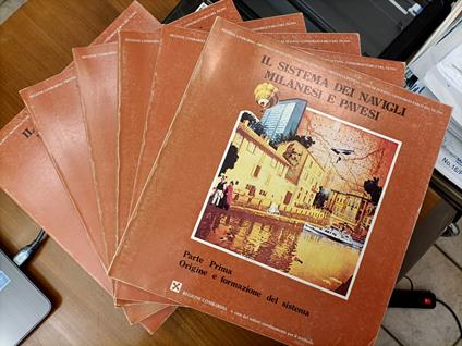 Offerta!!! Il sistema dei navigli milanesi e pavesi in 6 parti (6 vol.) - copertina