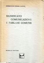 Significato, comunicazione e parlare comune