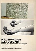Dall'Informale alla Body Art : Dieci voci dell'arte contemporanea 1960/1970