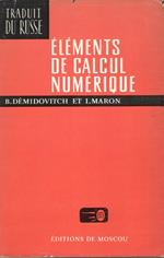 Elements de calcul numerique