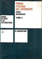 Poesia italiana del Novecento: Tomo II