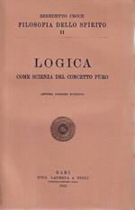 Logica come scienza del concetto puro - Filosofia dello spirito, II