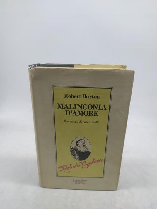 malinconia d'amore robert burton rizzoli il ramo d'oro - copertina