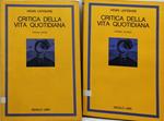 critica della vita quotidina 2 volumi