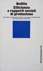 Efficienza e rapporti sociali di produzione : contributo alla critica della concezione tradizionale dell'economia comunista