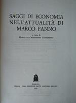 Saggi Di Economia Nell'Attualità Di Marco Fanno