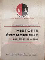 Historie Economique Des Origine A 1789