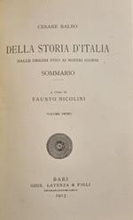 Della Storia D'Italia Dalle Origini Fino Ai Nostri Giorni