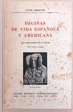 Paginas De Vida Espanola Y Americana