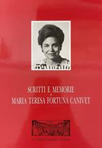 Scritti E Memorie Di Maria Teresa Fortuna Canivet