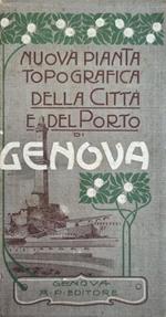 Nuova Pianta Topografica Della Citta' E Del Porto Di Genova