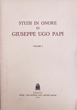 Studi In Onore Di Giuseppe Ugo Papi