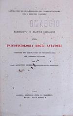 Riassunto Di Alcune Indagini Sulla Psicofisiologia Degli Aviatori