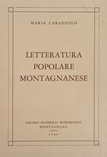 Letteratura Popolare Montagnese