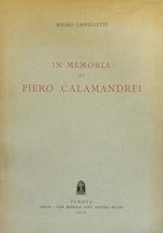 In Memoria Di Piero Calamandrei