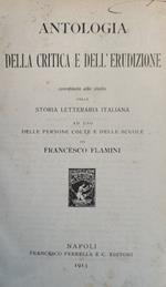 Antologia Della Critica E Dell'Erudizione