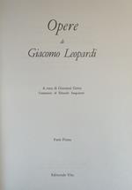 Opere Di Giacomo Leopardi