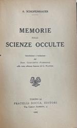 Memorie Sulle Scienze Occulte