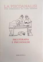 Psicoterapia E Psicoanalisi