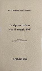 La Ripresa Italiana Dopo Il Maggio 1945