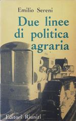 Due Linee Di Politica Agraria